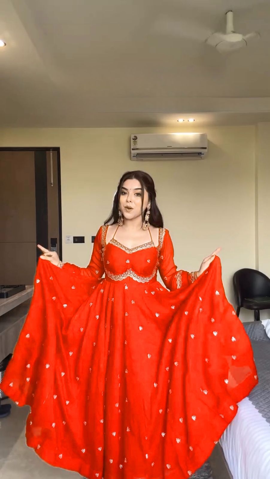 Apsara Orange Suit