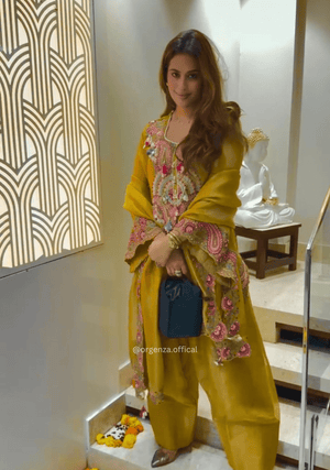 Elegant Pure Heavy Georgette Farshi Suit Set - Orgenza Store - digisoch