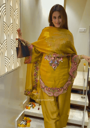 Elegant Pure Heavy Georgette Farshi Suit Set - Orgenza Store - digisoch