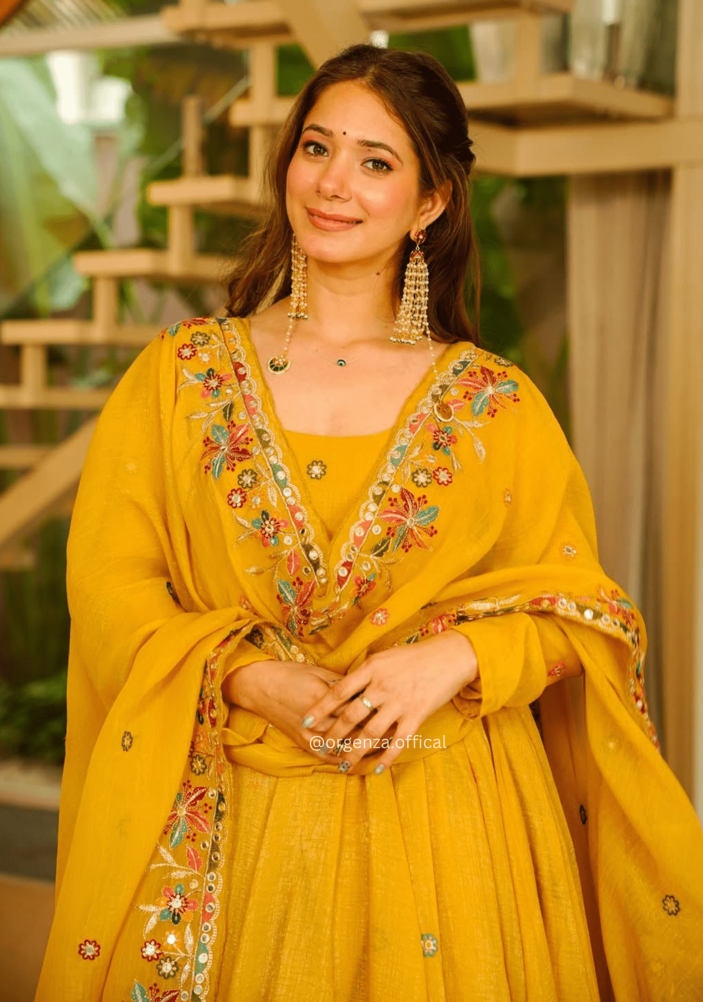 Premium Crunchy Silk Anarkali Sharara Suit Set - Orgenza Store - digisoch