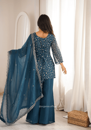 Premium Crunchy Silk Embroidered Suit Set - Orgenza Store - digisoch