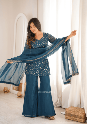 Premium Crunchy Silk Embroidered Suit Set - Orgenza Store - digisoch