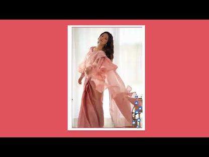 Ready To Wear Peach Colour Jimmy Choo Saree