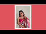 Pure Lichi Silk Banarashi Silk With Weaving Border