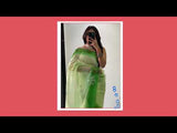 Green Colour Organza Silk Saree