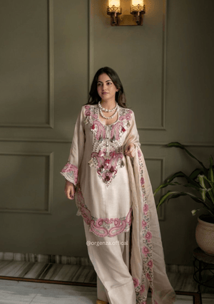 Pure Heavy Georgette Farshi Suit Set - Orgenza Store - digisoch