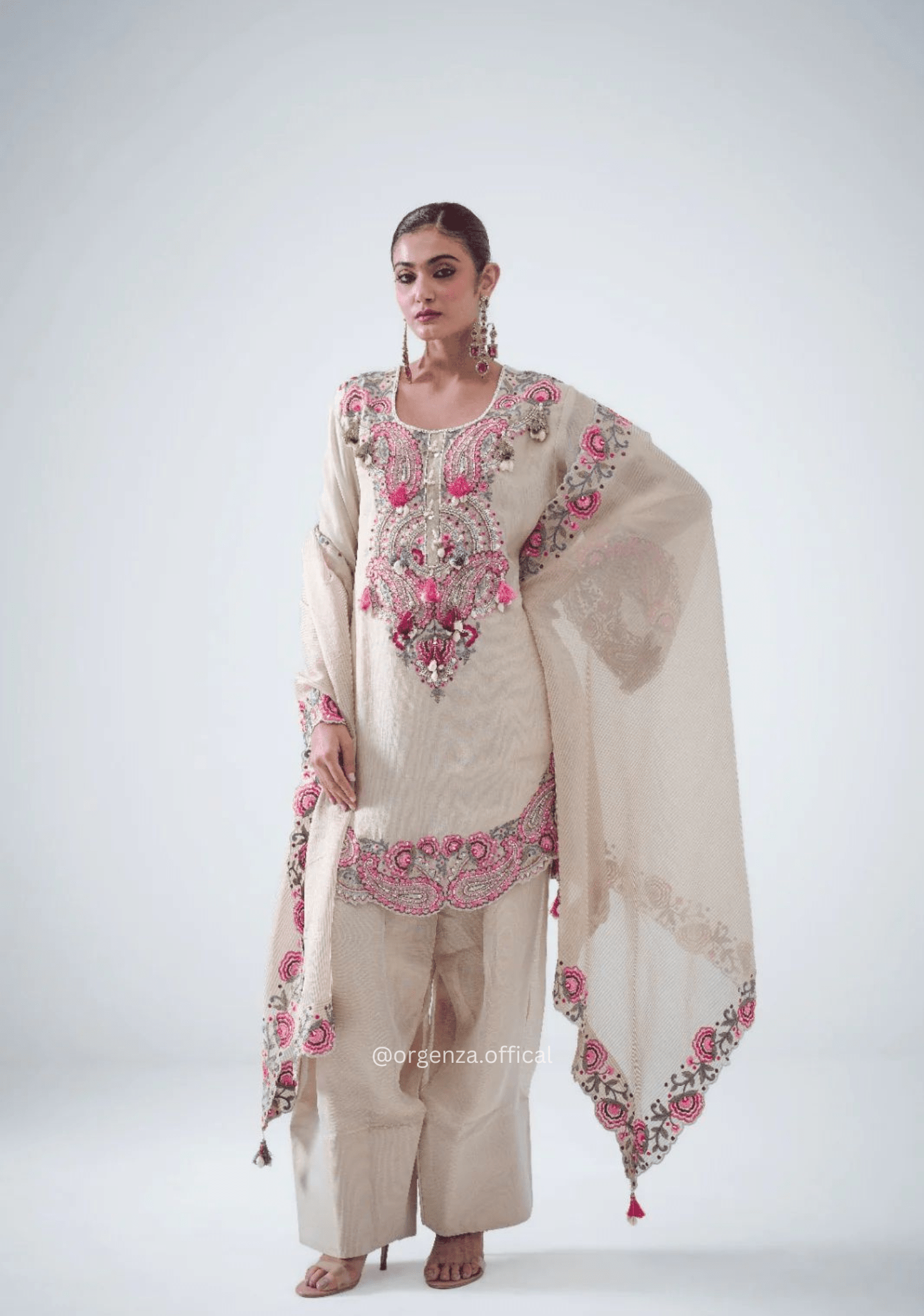 Pure Heavy Georgette Farshi Suit Set - Orgenza Store - digisoch