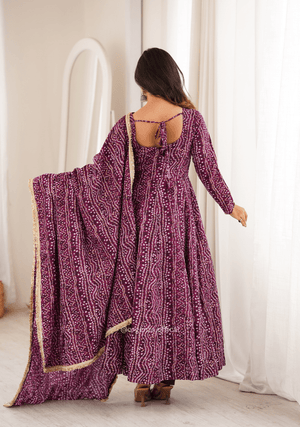 Rayon Mirror Embroidered Gown Set - Orgenza Store - digisoch
