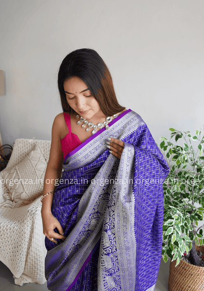 Soft Organza Silk With Embroidery Work - Orgenza Store